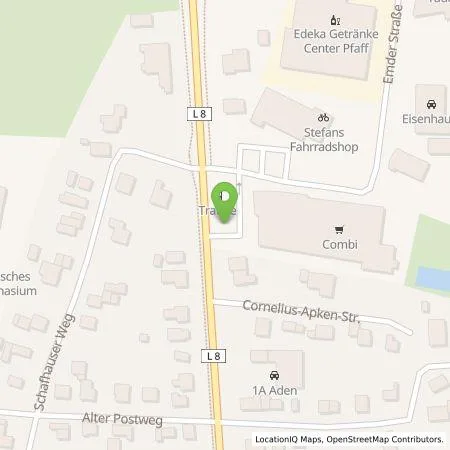 Standortübersicht der Tankstelle Vattenfall Smarter Living GmbH in 26427 Esens