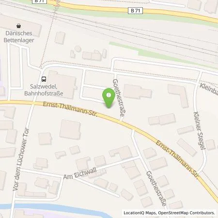 Standortübersicht der Tankstelle Vattenfall Smarter Living GmbH in 29410 Salzwedel