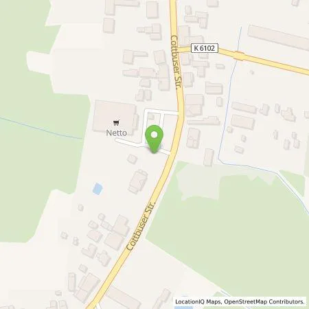 Standortübersicht der Tankstelle Vattenfall Smarter Living GmbH in 15868 Lieberose