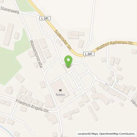 Standortübersicht der Tankstelle Vattenfall Smarter Living GmbH in 06485 Quedlinburg