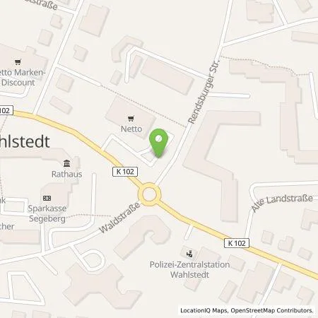 Standortübersicht der Tankstelle Vattenfall Smarter Living GmbH in 23812 Wahlstedt