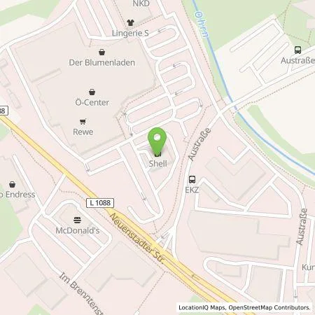 Standortübersicht der Tankstelle Tesla Germany GmbH in 74613 Oehringen