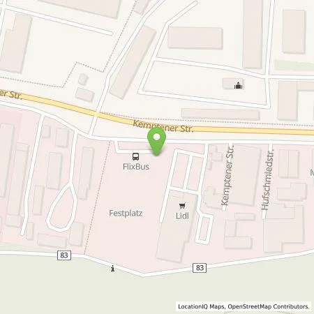 Standortübersicht der Tankstelle Tesla Germany GmbH in 87629 Füssen