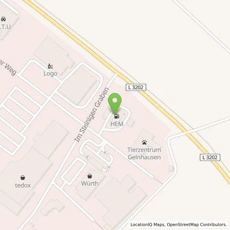 Standortübersicht der Tankstelle Tesla Germany GmbH in 63571 Gelnhausen