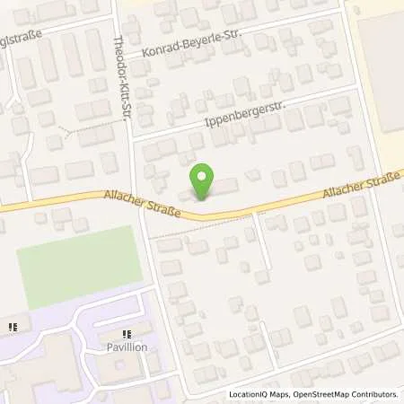 Standortübersicht der Tankstelle Autohaus E. Hoppe GmbH in 80999 München