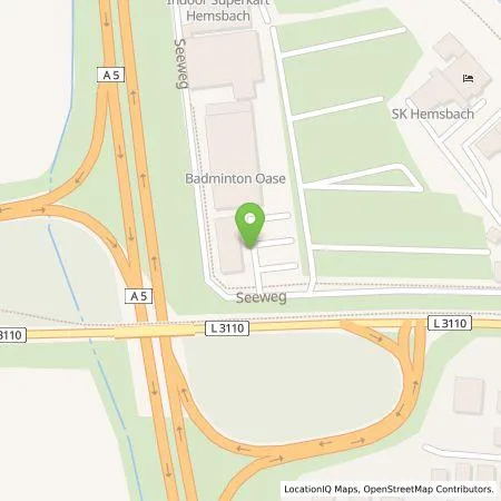 Standortübersicht der Tankstelle Tesla Germany GmbH in 69502 Hemsbach