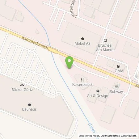 Standortübersicht der Tankstelle Tesla Germany GmbH in 76646 Bruchsal