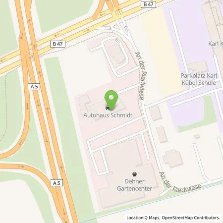 Standortübersicht der Tankstelle Tesla Germany GmbH in 64625 Bensheim