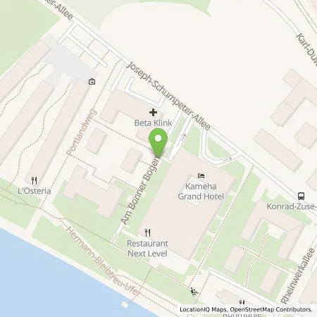 Standortübersicht der Tankstelle Tesla Germany GmbH in 53227 Bonn