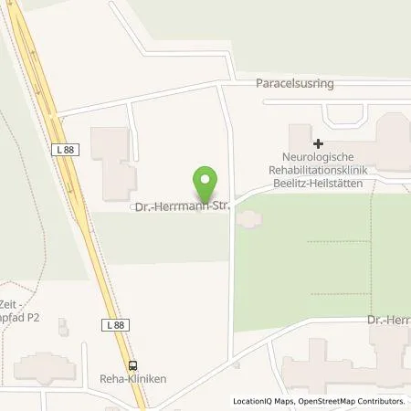 Standortübersicht der Tankstelle Tesla Germany GmbH in 14547 Beelitz