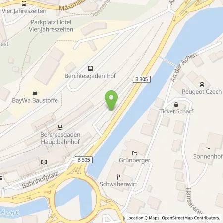 Standortübersicht der Tankstelle Tesla Germany GmbH in 83471 Berchtesgaden