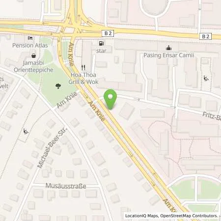 Standortübersicht der Tankstelle SWM Versorgungs GmbH in 81241 München