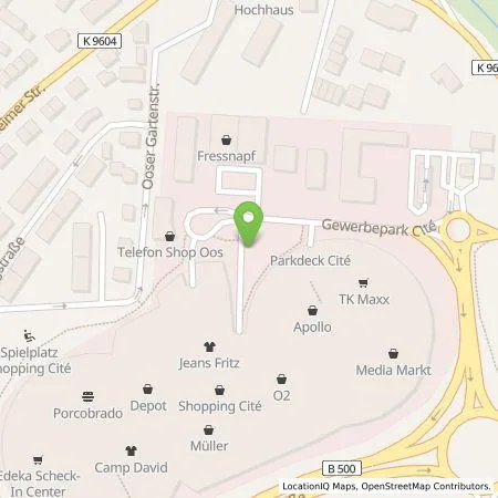 Standortübersicht der Tankstelle Tesla Germany GmbH in 76532 Baden-Baden