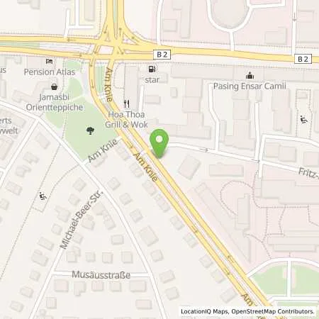 Standortübersicht der Tankstelle SWM Versorgungs GmbH in 81241 München