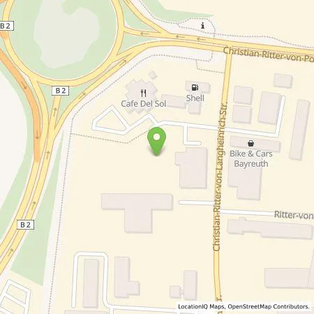 Standortübersicht der Tankstelle Tesla Germany GmbH in 95448 Bayreuth