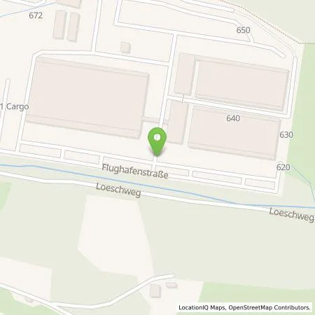 Standortübersicht der Tankstelle Flughafen Nürnberg Energie GmbH in 90411 Nürnberg