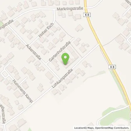 Standortübersicht der Tankstelle Gero Wanning in 48465 Schüttorf