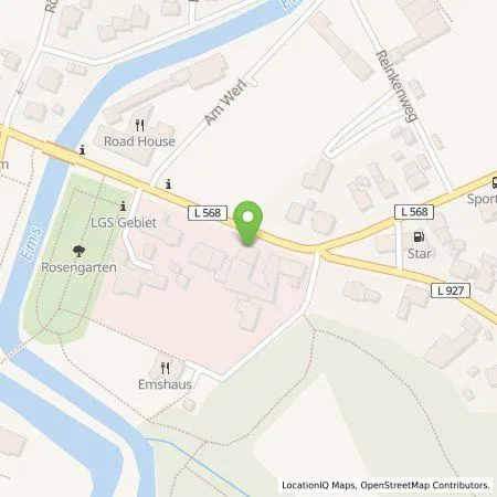 Standortübersicht der Tankstelle Börger Elektrotechnik GmbH in 33378 Rheda-Wiedenbrück