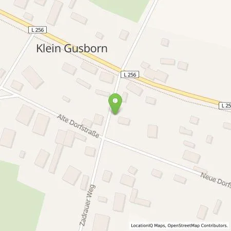 Standortübersicht der Tankstelle EVE Energieversorgung Elbtalaue GmbH in 29476 Gusborn