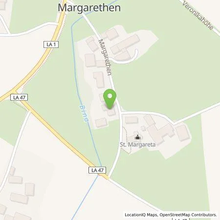 Standortübersicht der Tankstelle Christian Riebesecker in 84155 Bodenkirchen