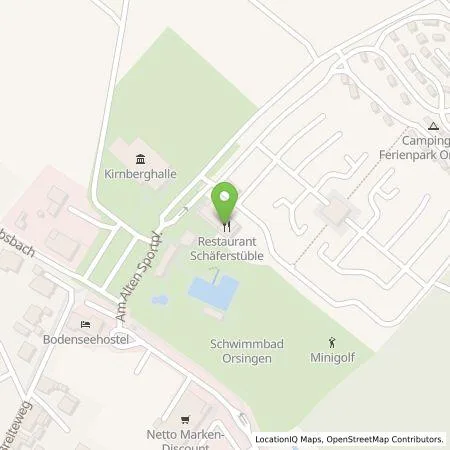 Standortübersicht der Tankstelle Camping  und Ferienpark Orsingen GmbH in 78359 Orsingen-Nenzingen