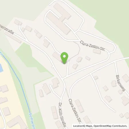 Standortübersicht der Tankstelle Erzgebirgische Krankenhaus- und Hospitalgesellschaft mbH in 08340 Schwarzenberg