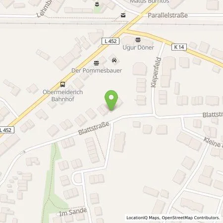 Standortübersicht der Tankstelle Familie Deterding in 46049 Oberhausen