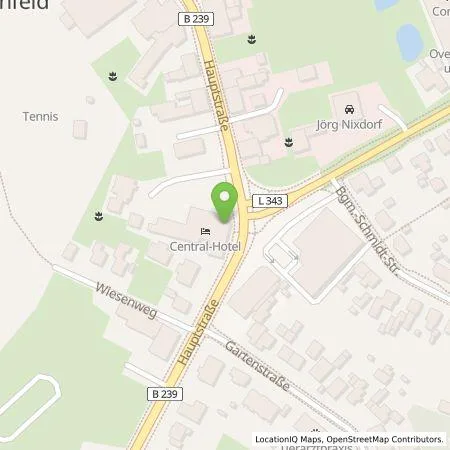 Standortübersicht der Tankstelle Keese Hotelbewirtschaftungs- u. Immobiliendienstleistungs- GmbH in 49419 Wagenfeld