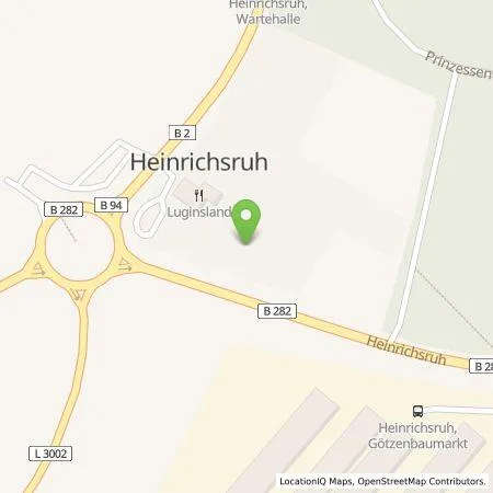 Standortübersicht der Tankstelle Hotel Luginsland in 07907 Schleiz