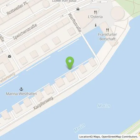 Standortübersicht der Tankstelle Rechtsanwalt Dr. Matthias Wiedenfels in 60327 Frankfurt am Main