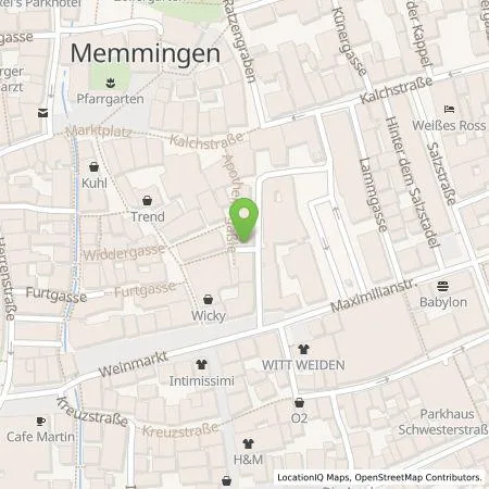 Standortübersicht der Tankstelle Ulrich Groll Immobilien KG in 87700 Memmingen