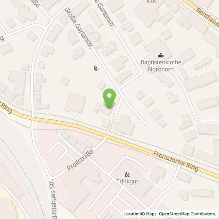 Standortübersicht der Tankstelle Jens Haubrich in 48531 Nordhorn