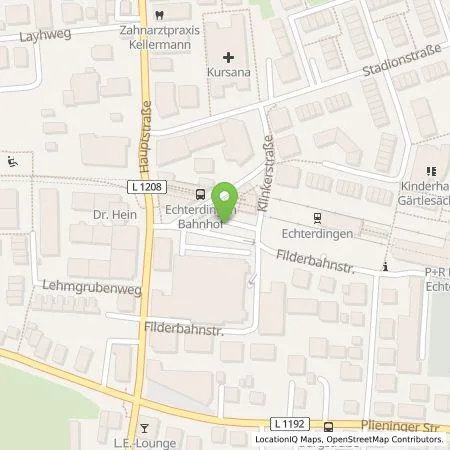 Standortübersicht der Tankstelle Parkhotel Stuttgart Messe Airport in 70771 Leinfelden-Echterdingen