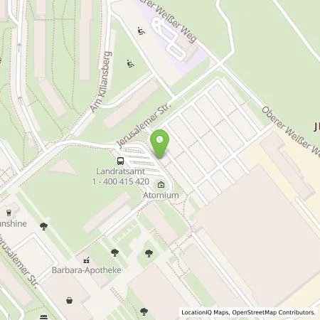 Standortübersicht der Tankstelle SWM Mobilität GmbH in 98617 Meiningen