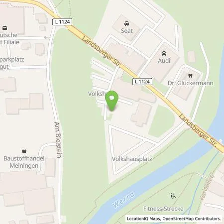 Standortübersicht der Tankstelle SWM Mobilität GmbH in 98617 Meiningen