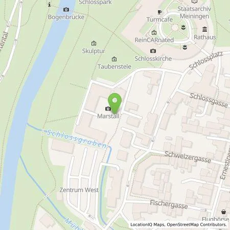 Standortübersicht der Tankstelle SWM Mobilität GmbH in 98617 Meiningen