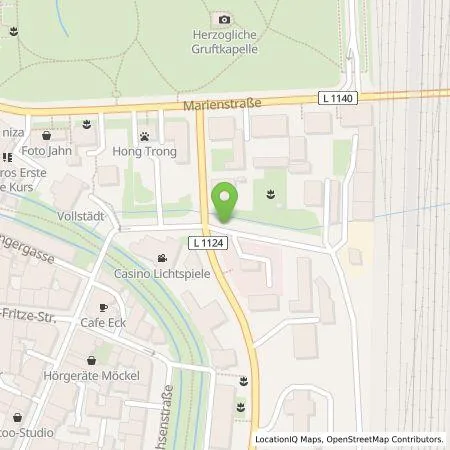 Standortübersicht der Tankstelle SWM Mobilität GmbH in 98617 Meiningen