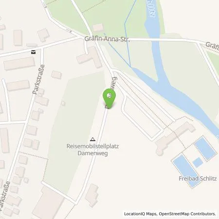 Standortübersicht der Tankstelle Magistrat der Stadt Schlitz in 36110 Schlitz