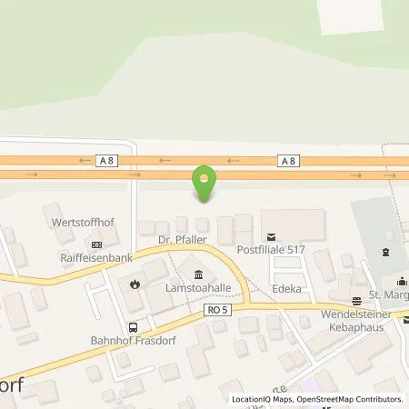 Standortübersicht der Tankstelle E-Werk Rupert Buchauer, Einzelfirma in 83112 Frasdorf