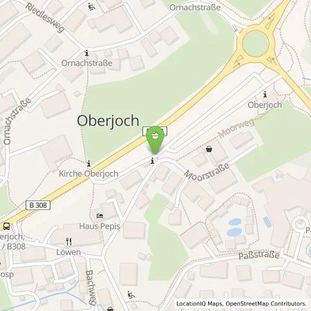 Standortübersicht der Tankstelle Elektrizitätswerk Hindelang eG in 87541 Bad Hindelang