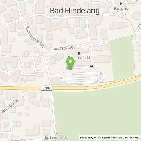 Standortübersicht der Tankstelle Elektrizitätswerk Hindelang eG in 87541 Bad Hindelang