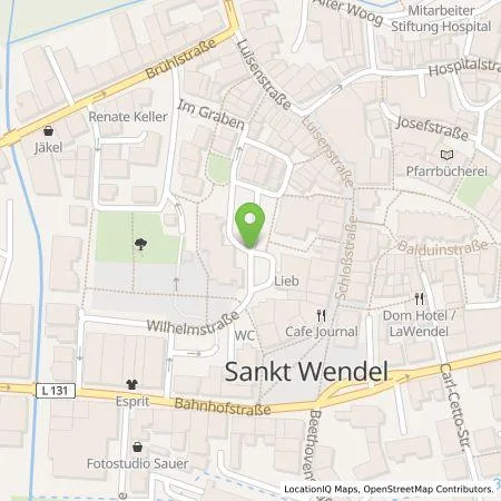 Standortübersicht der Tankstelle SSW-Stadtwerke St. Wendel GmbH & Co. KG in 66606 St. Wendel