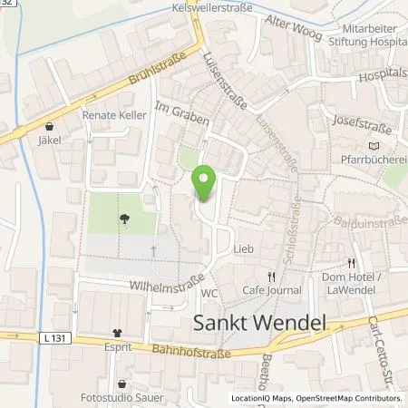 Standortübersicht der Tankstelle SSW-Stadtwerke St. Wendel GmbH & Co. KG in 66606 St. Wendel