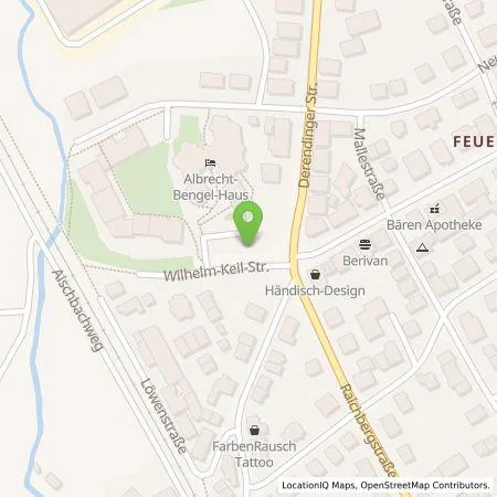 Standortübersicht der Tankstelle ecowerk e-charge GmbH in 72072 Tübingen