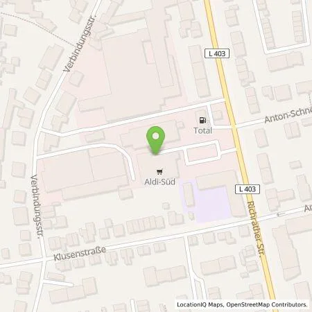 Standortübersicht der Tankstelle ALDI SÜD Immobilienverwaltungs-GmbH & Co. oHG in 40723 Hilden
