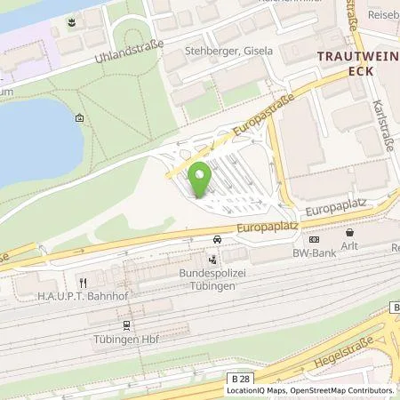 Standortübersicht der Tankstelle ecowerk e-charge GmbH in 72072 Tübingen