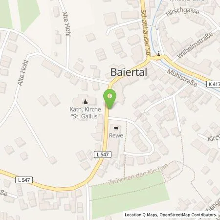 Standortübersicht der Tankstelle BEG Kraichgau eG in 69168 Wiesloch