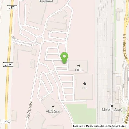 Standortübersicht der Tankstelle Lidl Dienstleistung GmbH & Co. KG in 66663 Merzig