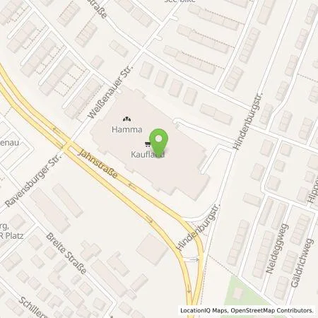 Standortübersicht der Tankstelle Kaufland Dienstleistung GmbH & Co. KG in 88214 Ravensburg