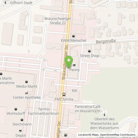 Standortübersicht der Tankstelle EnBW mobility+ AG und Co.KG in 38518 Gifhorn